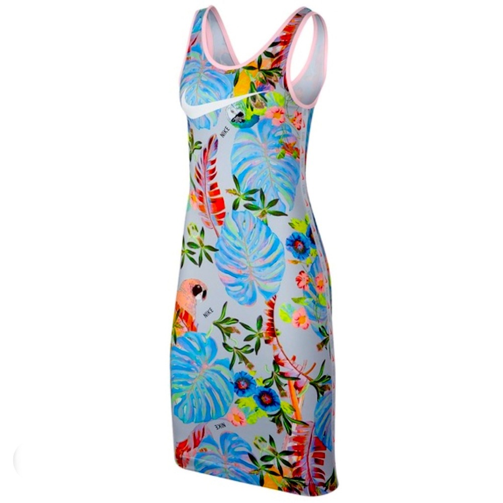 Nike Hyper Femme Floral Midi Tank Dress